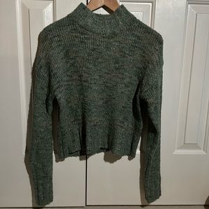 Multi-Colored SO cropped sweater.